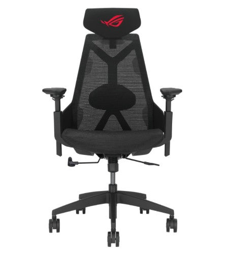 ASUS ROG Destrier Core SL400C Ergo Gaming Chair – Ergo, Mesh, Polyamide Nylon, 136kg load, 3D 360° armrests, 90°–125° tilt, 75mm PU casters