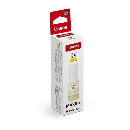 Canon GI-55 YELLOW INK BOTTLE FOR GX1060 / GX2060 - 3K PAGE YIELD