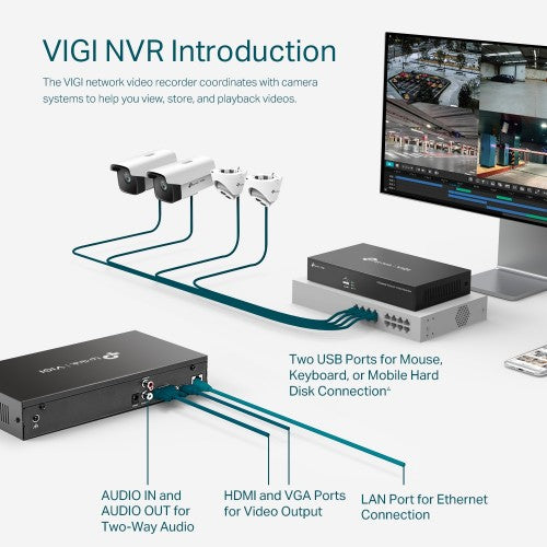 TP-Link VIGI 8 Channel Network Video Recorder