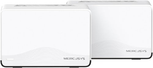 TP-LINK Mercusys Halo H27BE(2-pack) BE3600 Whole Home Mesh Wi-Fi 7 System, 688 Mbps at 2.4 GHz, 2880 Mbps at 5 GHz, MLO, 4096-QAM, OFDMA, EHT160 on 5GHz