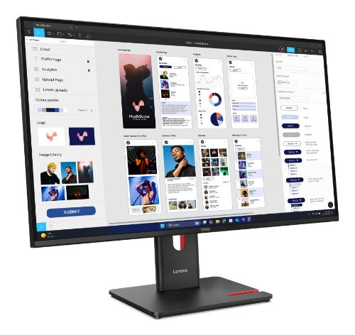 Lenovo ThinkVision T32UD-40 computer monitor 80 cm (31.5") 3840 x 2160 pixels 4K Ultra HD LCD Black