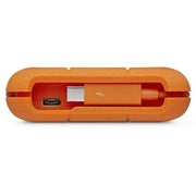 LaCie Rugged USB-C external hard drive 5 TB Grey, Yellow