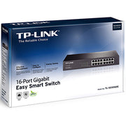 TP-Link TL-SG1016DE network switch Managed L2 Gigabit Ethernet (10/100/1000) Black