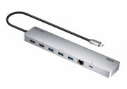 ATEN UH3240-AT laptop dock/port replicator Wired USB Type-C Silver