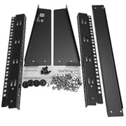 StarTech.com 2-Post 8U Desktop Server Rack, Small Open Frame 19in Computer Rack, Compact Network Rack for AV / Studio / Data / IT Equipment - Free Standing Two-Post Home/Office Rack - TAA