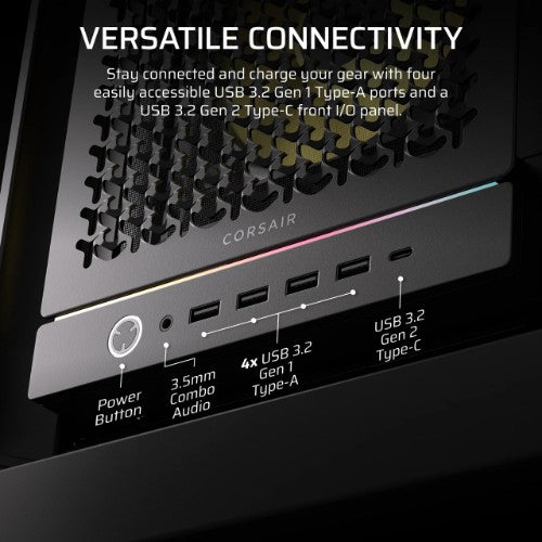 Corsair FRAME 5000D RS ARGB Midi Tower Black