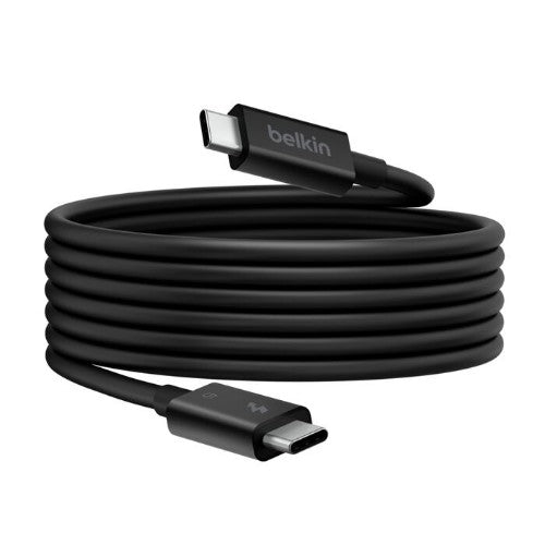 Belkin INZ005FQ1MBK Thunderbolt cable 1 m 120 Gbit/s Black