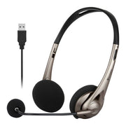 Verbatim 66556 headphones/headset Wired Head-band Calls/Music USB Type-A Black, Grey