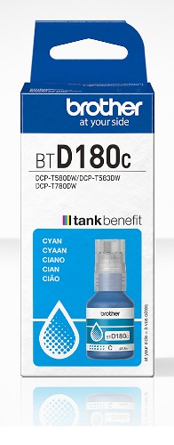 Brother BTD180C Cyan Genuine Ink Bottle