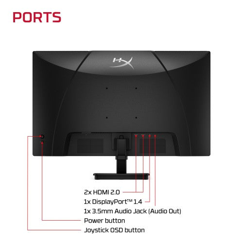 HP HyperX OMEN 27 inch QHD 240Hz Gaming Monitor - OMEN 27q G3