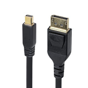 StarTech.com 10ft (3m) Mini DisplayPort to DisplayPort 1.4 Cable - 8K 60Hz/4K 120Hz HBR3 HDR, UHD mDP to DP 1.4 Cord, Ultra HD Monitor/Video Cable