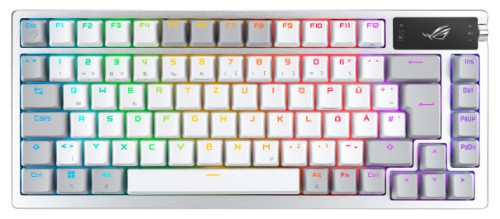 ASUS ROG Azoth White keyboard Gaming USB + RF Wireless + Bluetooth