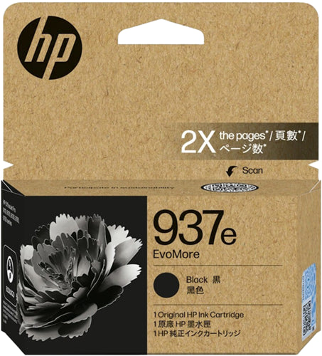 HP HP 937e EvoMore Black Original Ink Cartridge