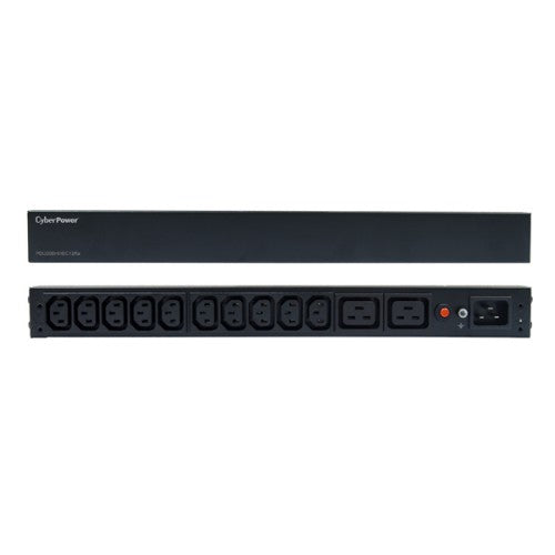 CyberPower PDU20BHVIEC12RA power distribution unit (PDU) 12 AC outlet(s) 1U Black