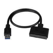 StarTech.com SATA to USB Cable, USB 10Gbps to 2.5in SATA I II III Hard Drive Adapter, External Converter for SSD or HDD Data Transfer