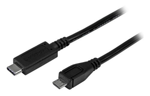 StarTech.com 3ft (1m) USB-C to Micro USB-B Cable, Data Cord, USB 2.0, USB C to Micro-B Data Transfer Cable