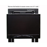 StarTech.com 4U Universal VESA LCD Monitor Mounting Bracket for 19-inch Rack or Cabinet - TAA Compliant - Cold-Pressed Steel Bracket