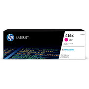 HP 416X MAGENTA TONER - HIGH YIELD - APPROX 6K PAGES. M454, M479, M455, M480 MODELS