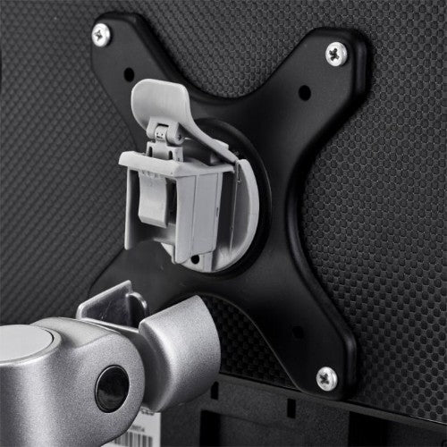 Atdec AWMS-4640-F-S monitor mount / stand 81.3 cm (32") Silver Desk