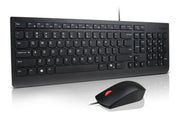 Lenovo 4X31R64400 keyboard Mouse included Universal USB US English Black
