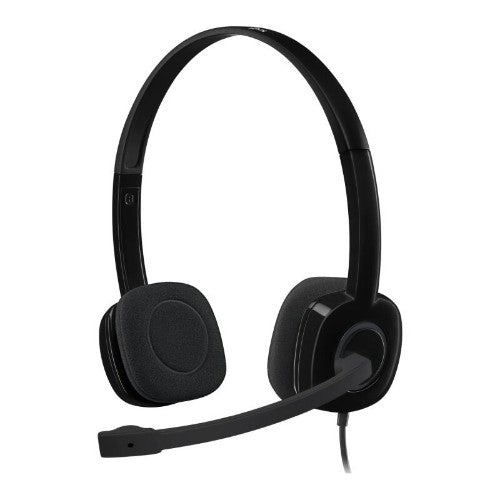Logitech 981-000587 headphones/headset Wired Head-band Office/Call center Black