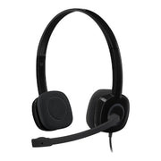 Logitech 981-000587 headphones/headset Wired Head-band Office/Call center Black