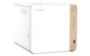 QNAP TS-462-4G NAS/storage server Tower Intel® Celeron® N4505 4 GB DDR4 0 TB QNAP QTS White