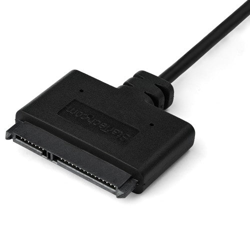 StarTech.com SATA to USB-C Cable, USB 10Gbps to 2.5in SATA I II III Hard Drive Adapter, External Converter for SSD or HDD Data Transfer