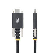 StarTech.com 10ft (3m) USB-C Charging Cable, Durable and Ultra-Flexible, Side Screw Locking, 240W (5A) PD EPR, USB 2.0 Laptop Charger Cable, USB-IF Certified, Rugged USB-C Charging Cord