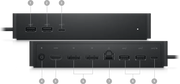 DELL Universal Dock - UD22 Docking USB 3.2 Gen 1 (3.1 Gen 1) Type-C Black