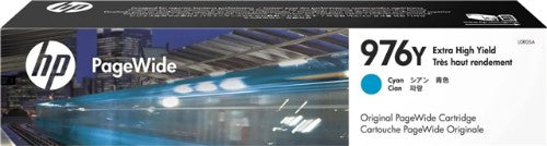 HP 976Y CYAN ORIGINAL INKCRTG 13K PAGEWIDE PRO 577DW
