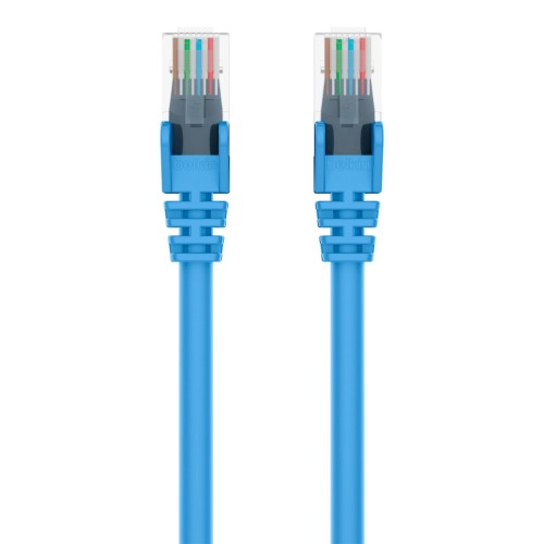 Belkin 1M CAT6 CBL UTP RJ45 M/M BLU PATCH SNAG networking cable Blue U/UTP (UTP)