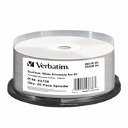 Verbatim BD-R SL 25GB 6x Wide Printable 25 Pack Spindle - No ID Brand
