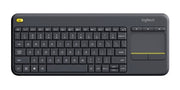 Logitech 920-007165 keyboard TV RF Wireless English Black