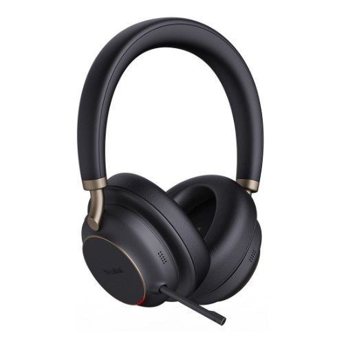 Yealink *Last Stock Yealink BH76 Plus with Charging Stand UC Black USB-C/A Bluetooth Stereo Headset, 5Mic Beamforming Noise Cancellation Talk time up to 35h