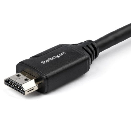 StarTech.com 6in (15cm) HDMI Port Saver Cable - 4K 60Hz High Speed HDMI 2.0 Extension Cable with Ethernet - Short HDMI Extension Cable - HDMI Male to Female Extension Adapter Cord