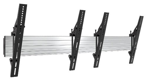 Atdec ADBS-2X1-12TW signage display mount Black, Silver