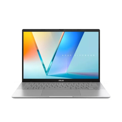 ASUS ASUS VivoBook S14 14' WUXGA OLED Notebook Intel Core Ultra 7 355 DDR5 Panther Lake 32GB 1TB SSD Silver Win 11 Home 49 TOPs 1Y Warranty