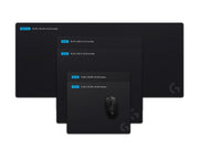 Logitech G 943-000801 mouse pad Gaming mouse pad Black
