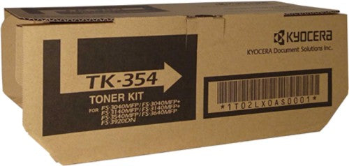KYOCERA TK-354B BLACK TONER YIELD 15K FS-3920DN FS-3140 3040MFP FS-3920DN FS-3640MFP FS-3540