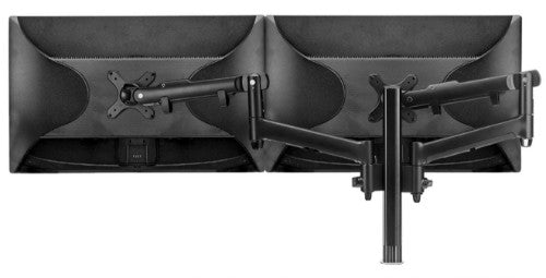 Atdec AWMS-2-D40-F-B monitor mount / stand 68.6 cm (27") Black Desk