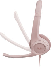 Logitech 981-001282 headphones/headset Wired Head-band Office/Call center USB Type-A Rose