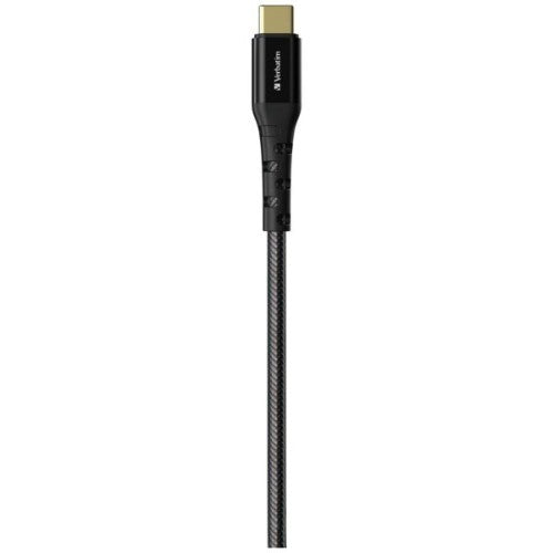 Verbatim Tough Max 240W Type C to Type C Cable USB cable 1.2 m USB C 0.48 Gbit/s Black