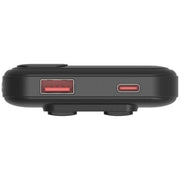 Verbatim 10000mAh PD 3.0 & QC 3.0 Power Pack with embedded cables Lithium Polymer (LiPo) Black