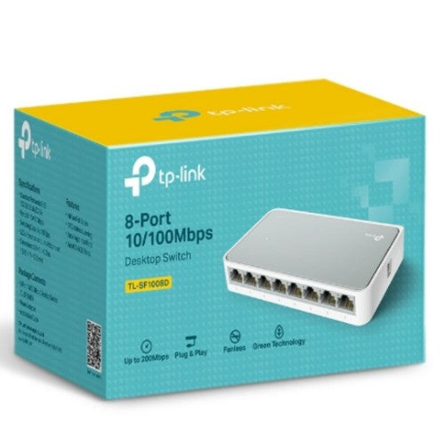TP-Link TL-SF1008D network switch Unmanaged Fast Ethernet (10/100) White