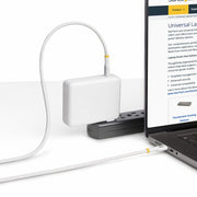 StarTech.com 13ft (4m) USB-C Charging Cable, Charge & Sync, 240W (5A) PD EPR, USB 2.0 Laptop Charger Cable, USB-IF Certified, TPE Jacket - White USB C Charging Cord