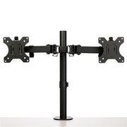 StarTech.com Desk Mount Dual Monitor Arm - Desk Clamp / Grommet VESA Monitor Mount for up to 32" (17.6lb/8kg) Displays - Ergonomic Articulating Monitor Arm - Height Adjustable/Tilt/Swivel/Rotating
