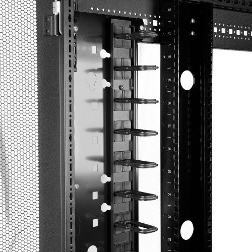 StarTech.com Vertical Cable Organizer with D-Ring Hooks - 20U - 2.8ft.