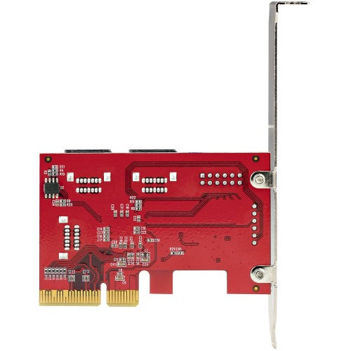 StarTech.com SATA PCIe Card - 6 Port PCIe SATA Expansion Card - 6Gbps - Low/Full Profile - Stacked SATA Connectors - ASM1166 Non-Raid - PCI Express to SATA Converter - TAA