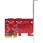 StarTech.com SATA PCIe Card - 6 Port PCIe SATA Expansion Card - 6Gbps - Low/Full Profile - Stacked SATA Connectors - ASM1166 Non-Raid - PCI Express to SATA Converter - TAA